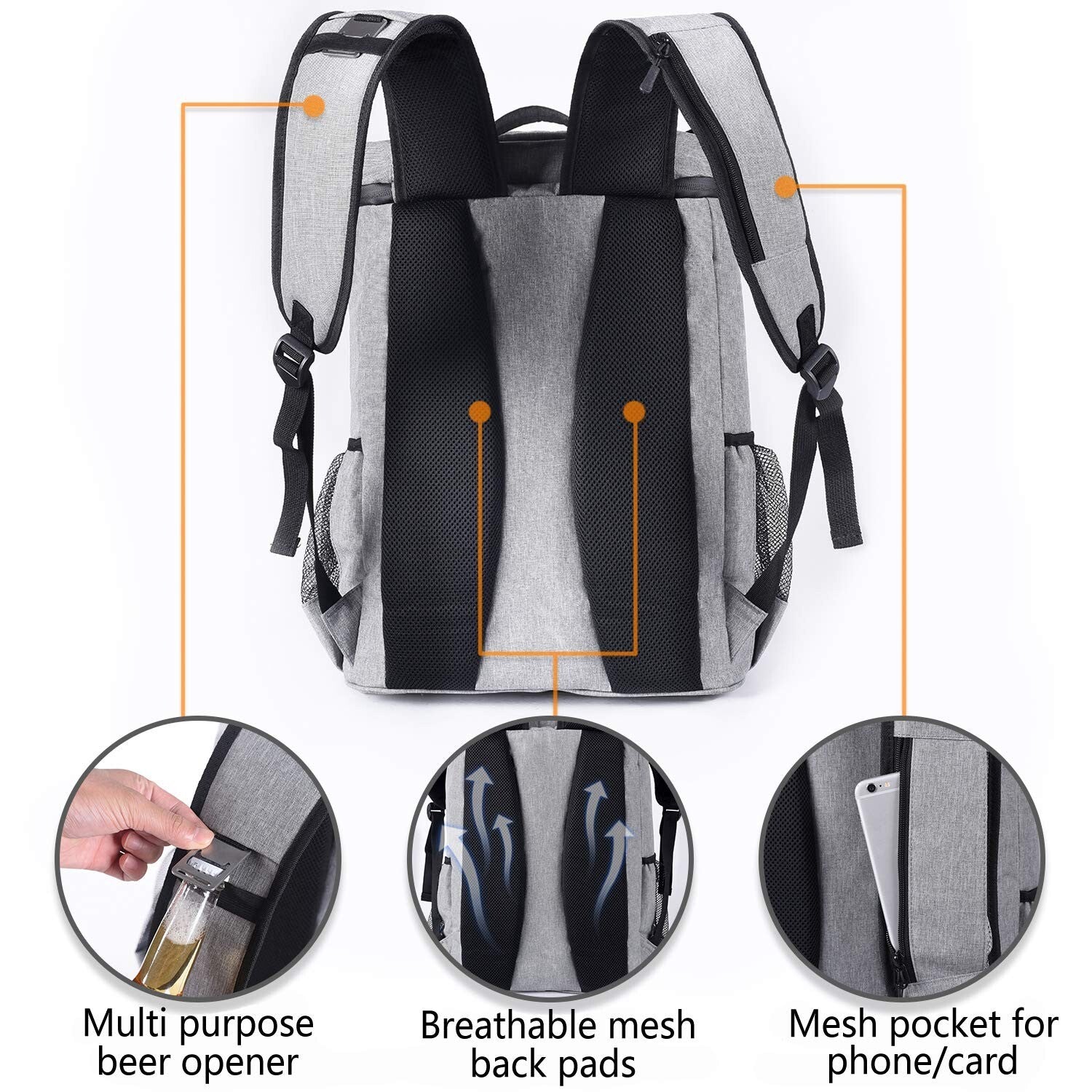 FORICH Backpack Cooler Leakproof Insulated Waterproof Backpack