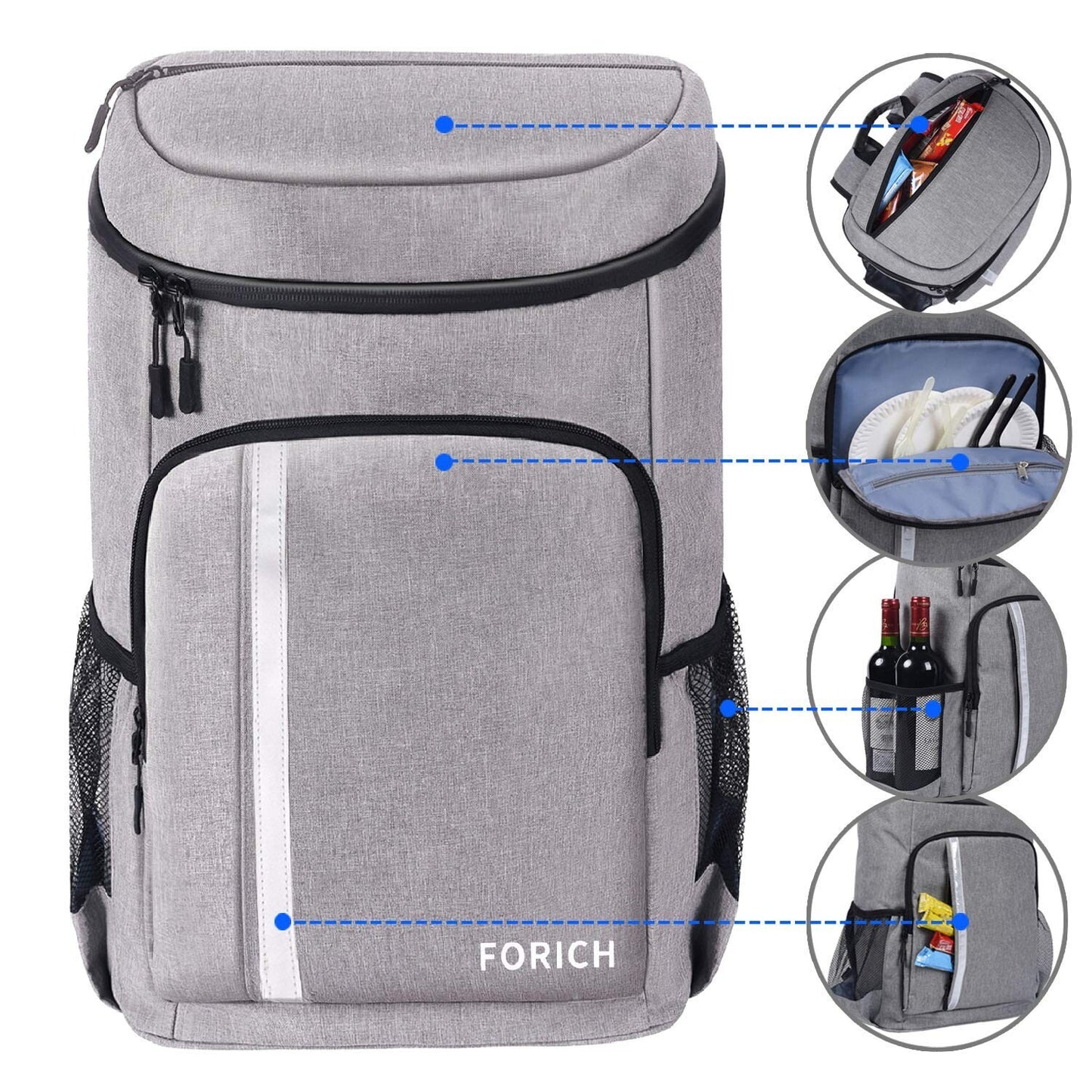 FORICH Backpack Cooler Leakproof Insulated Waterproof Backpack